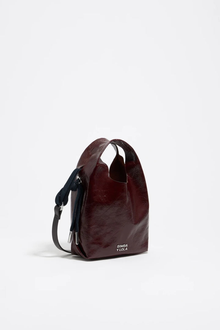 Bimba y Lola BOLSO DE MANO PIEL BORDO