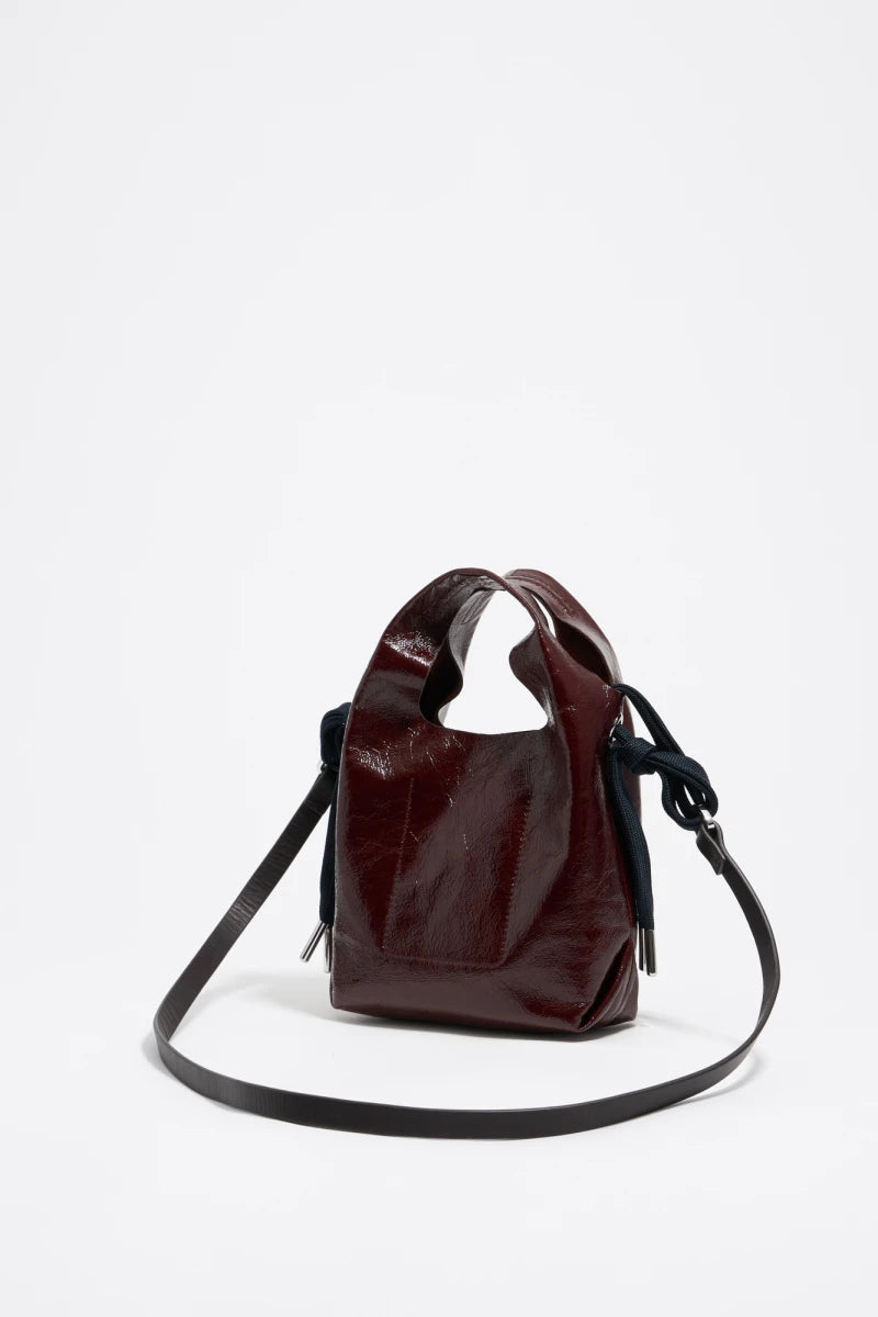 Bimba y Lola BOLSO DE MANO PIEL BORDO