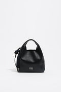 Bimba y Lola BOLSO DE MANO PIEL NEGRO