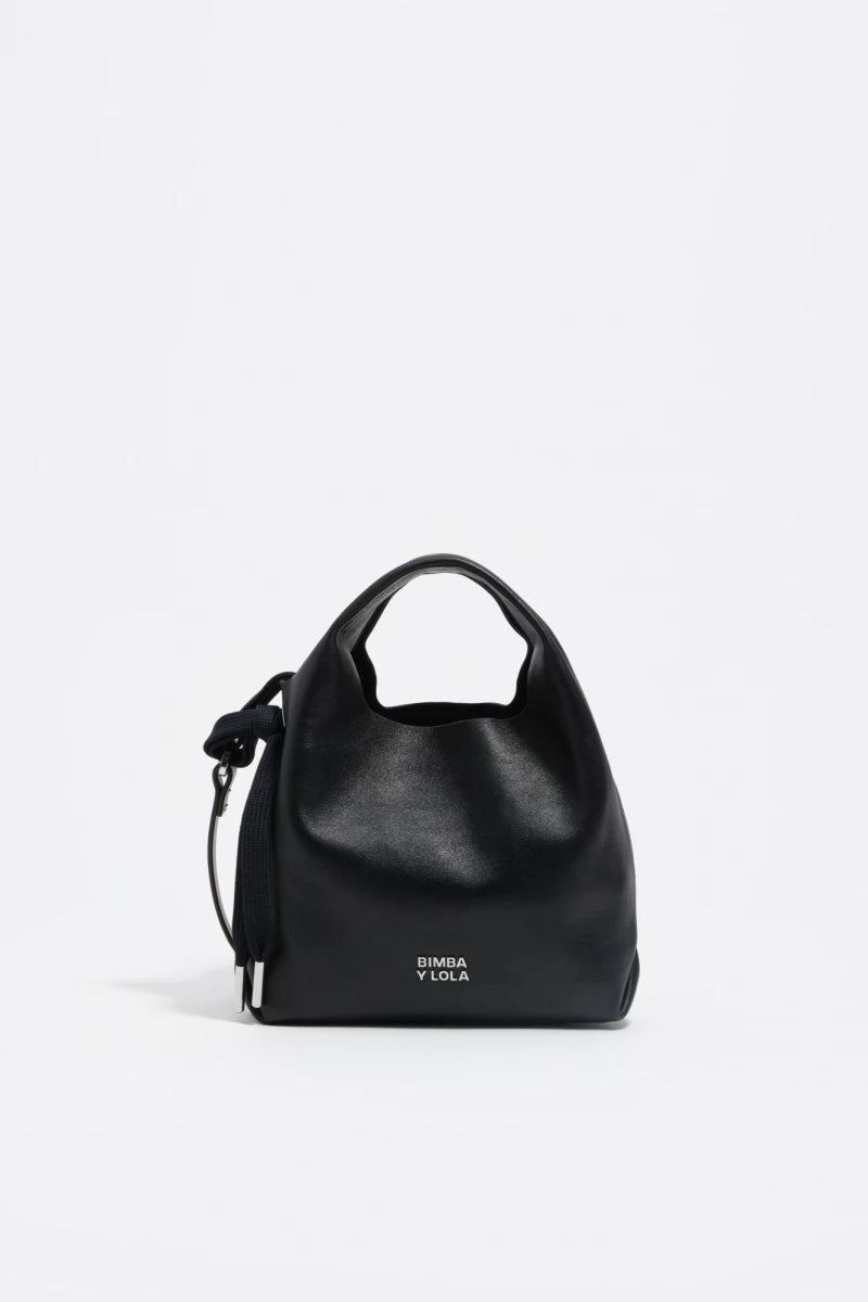 Bimba y Lola BOLSO DE MANO PIEL NEGRO