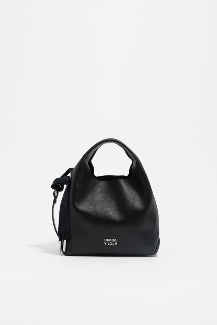 Bimba y Lola BOLSO DE MANO PIEL NEGRO